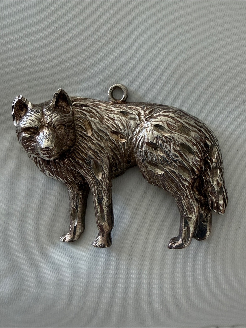Silver Wolf Pendant